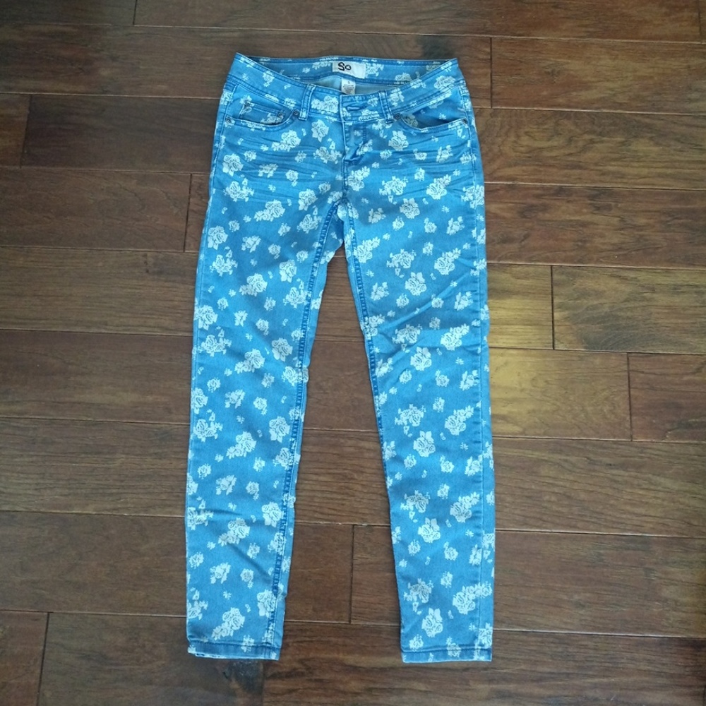 Floral Skinny Jeans